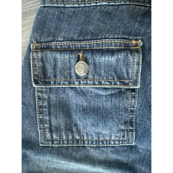 Paris Blues Jeans Vintage Y2K Low Rise USA Flare Bell Bottom Deadstock NWT Sz 1